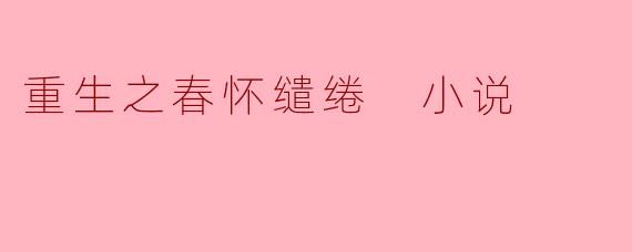 重生之春怀缱绻 小说